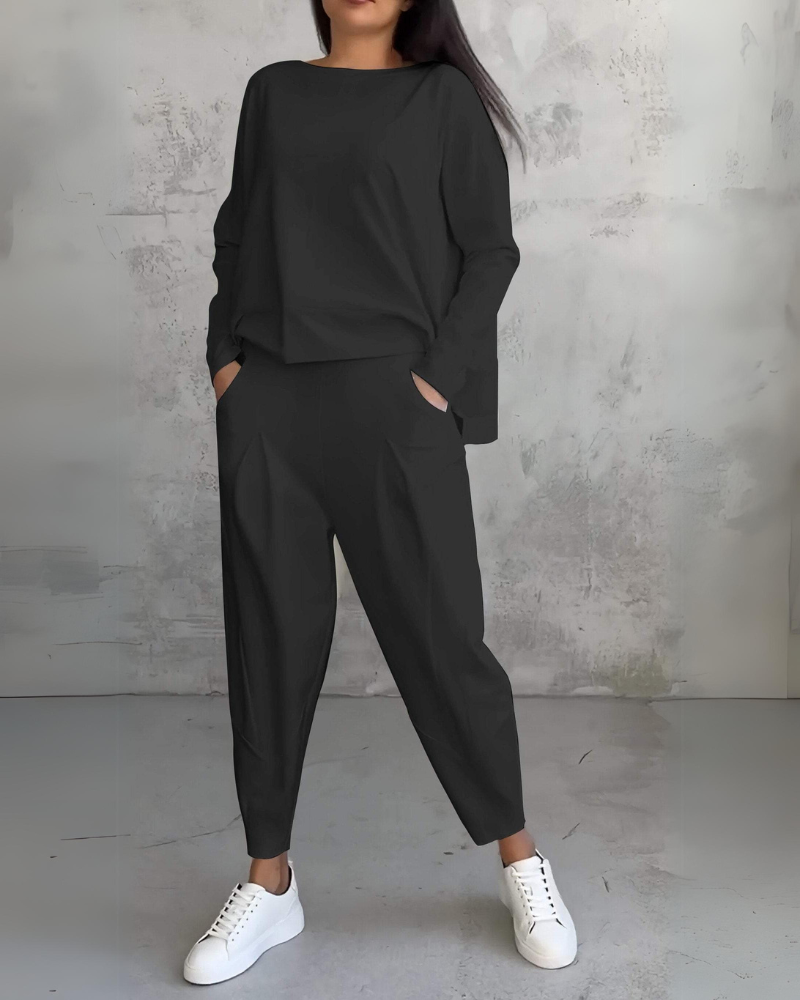 Ana – Conjunto confortável com calça