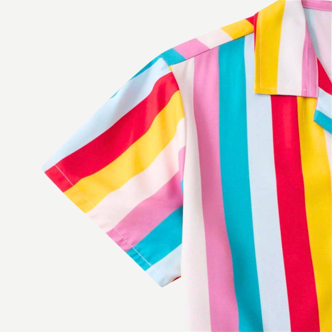 Relaxed Striped Shirt - Saint Drako