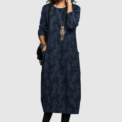 Zoé - Robe midi ample avec poches