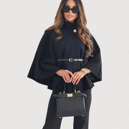 Layla | Belted Cape Jacket