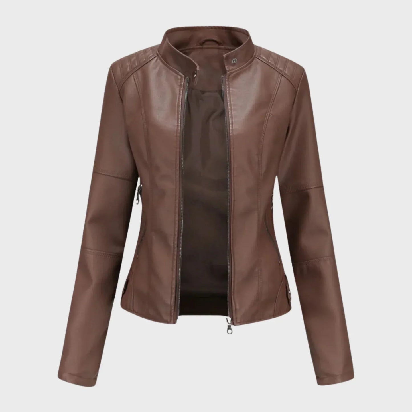 Romina | Chaqueta de Cuero Casual