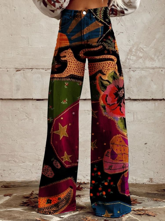 Léna - Boho Chic Hlače