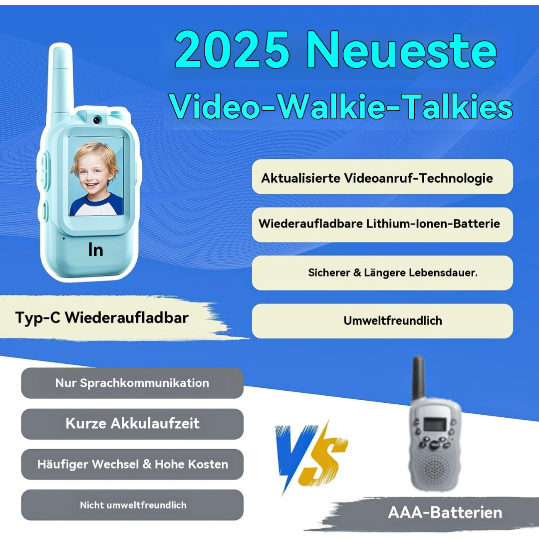 Kinder Walkie Talkie Kamera | Video Funk Spielzeug