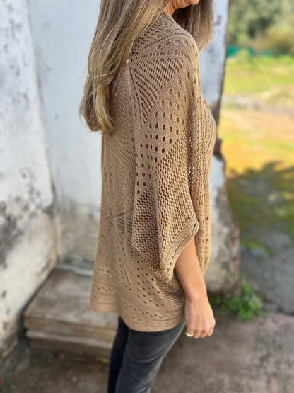 Alithia - licht vestje met halve mouwen