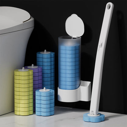PureScrub – Hygienische, berührungsfreie Toilettenreinigung mit frischen Schwammköpfen