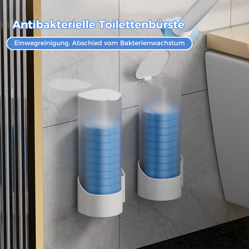 PureScrub – Hygienische, berührungsfreie Toilettenreinigung mit frischen Schwammköpfen