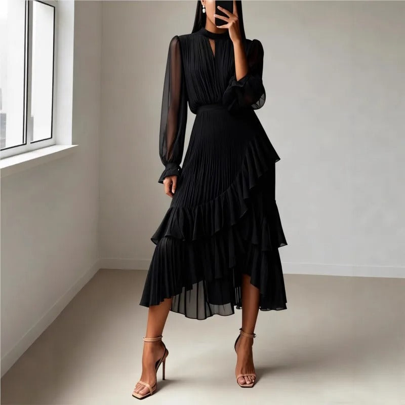 Ilze™ | Elegantā plisētā kleita