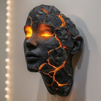 CrackGlow - Lampada da Parete Anima Ferita
