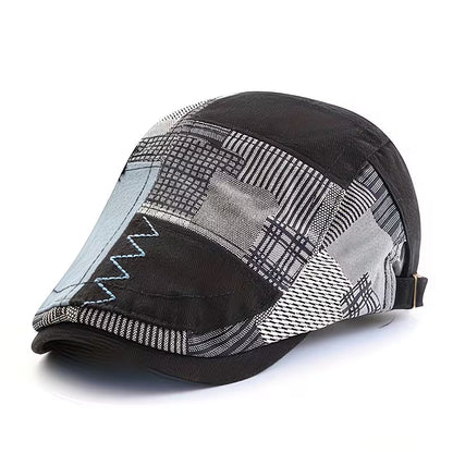 Girma - Breathable Checkered Pattern Beret