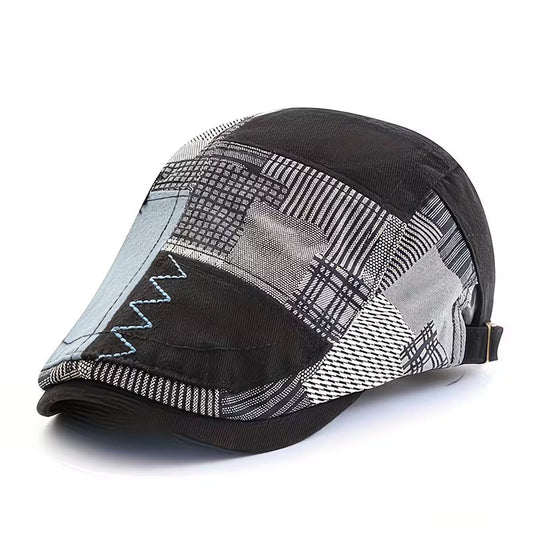 Girma - Breathable Checkered Pattern Beret