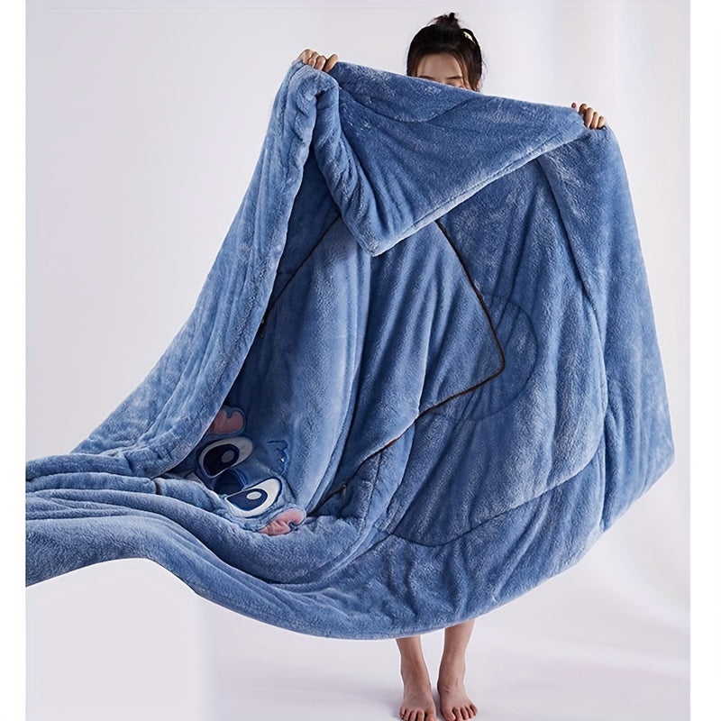 Stitch Kussen-Deken in Eén - Voor Comfort en Knusheid in Eén