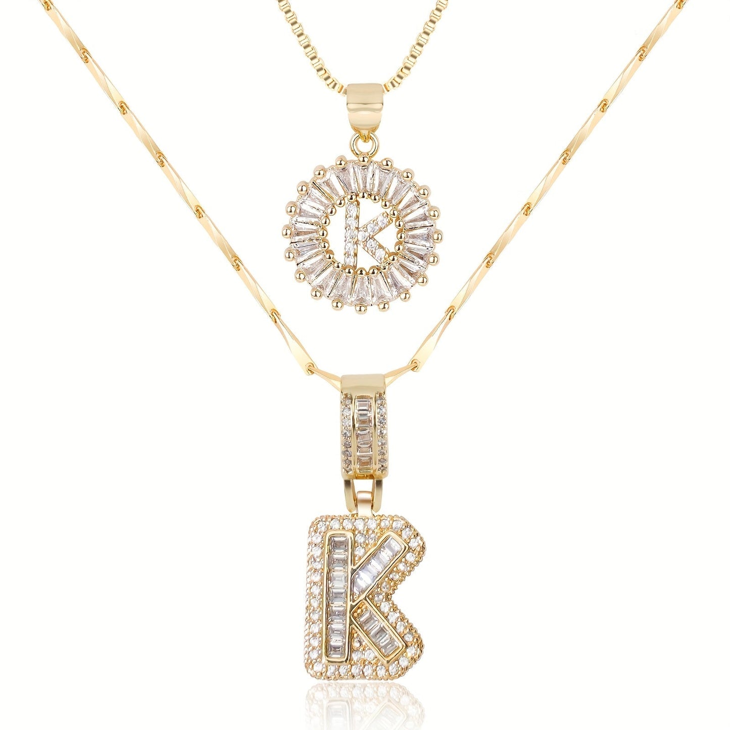 GemLetter Ketting - Initiaal Hanger met Luxe Glans