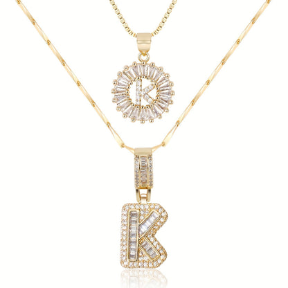 GemLetter Ketting - Initiaal Hanger met Luxe Glans