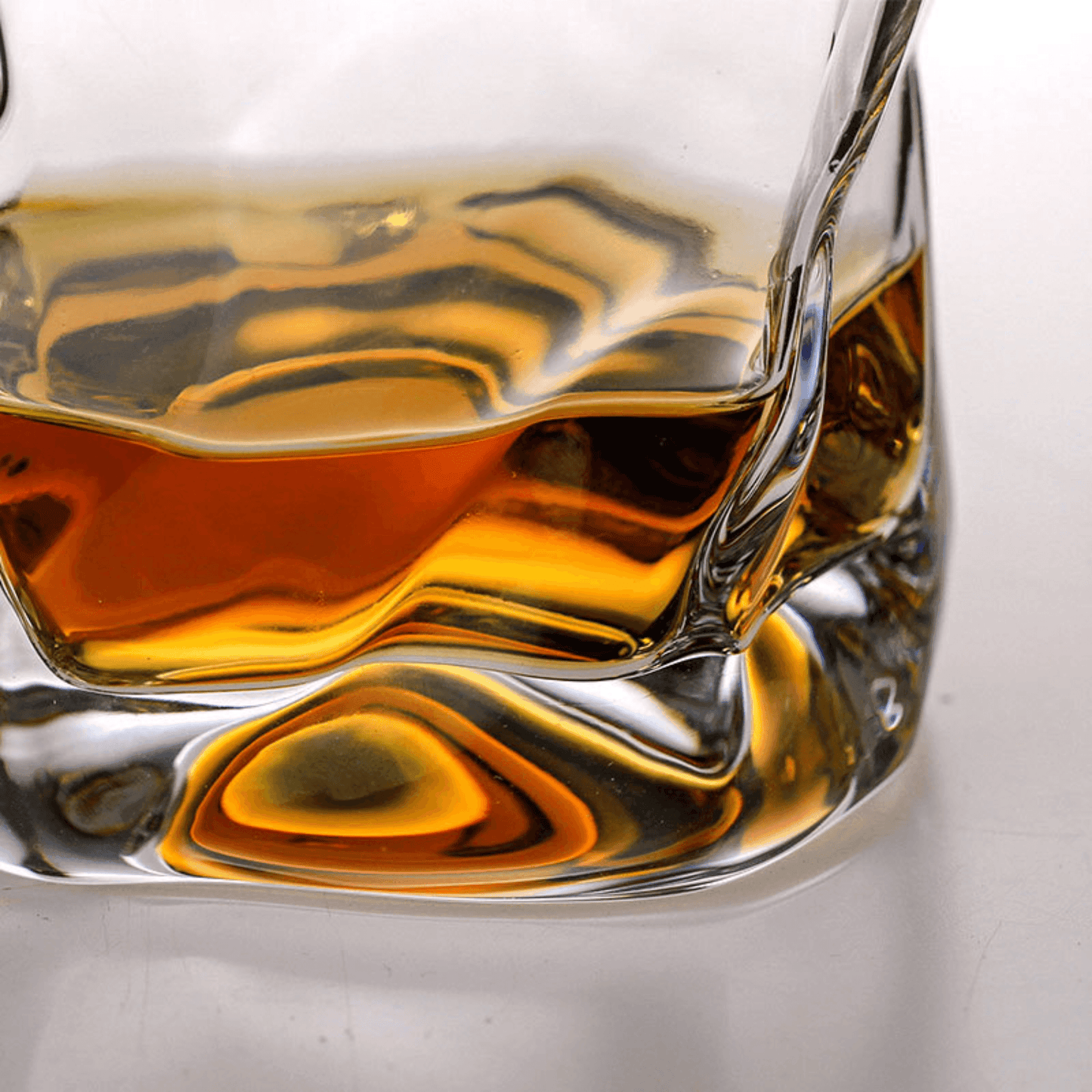 Whiskeyglas Edo Kiriko Japans Kristal Crumple Design Houten Geschenkdoos Handgemaakt | Restfield
