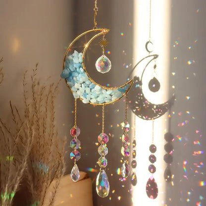 MoonGlow - Prism Maan Dromenvanger voor Mystieke Sfeer