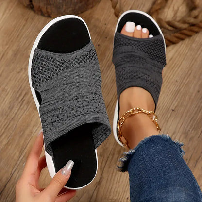 Womens Comfort Slip On Slide Sandals