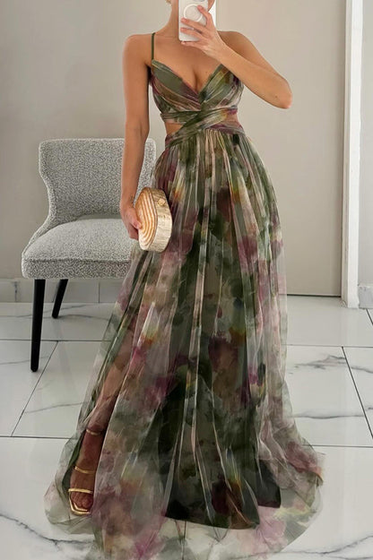Sanne™ - Romantické splývavé večerné šaty pre elegantný vzhľad
