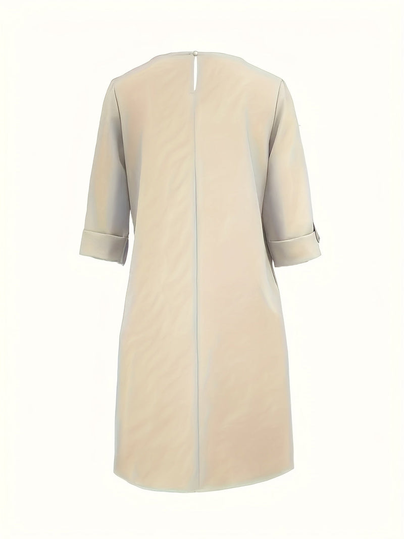 Kayana – Bequemes Kleid mit Rundhalsausschnitt