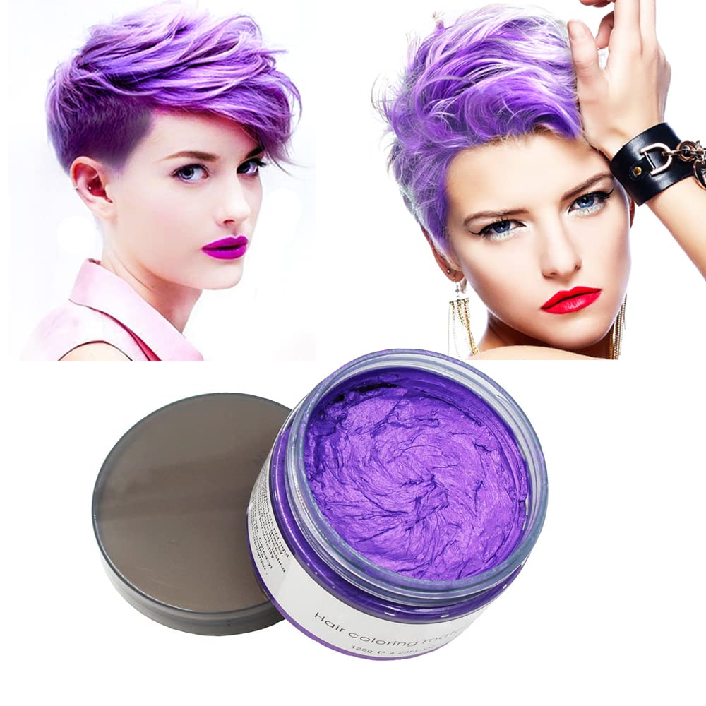 Mofajang® by JesseVance Manhattan: The Only Colored Hair Wax Styling Pomade with Bold Colors, Strong Hold, Simple Style, No Risk, & No Commitment