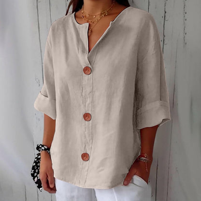 Camicia in lino leggera e ariosa per donna