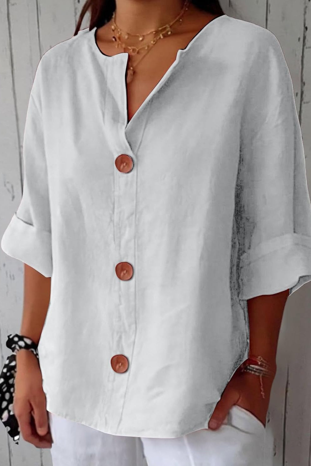 Eveline | Loose-fitting Summer Blouse