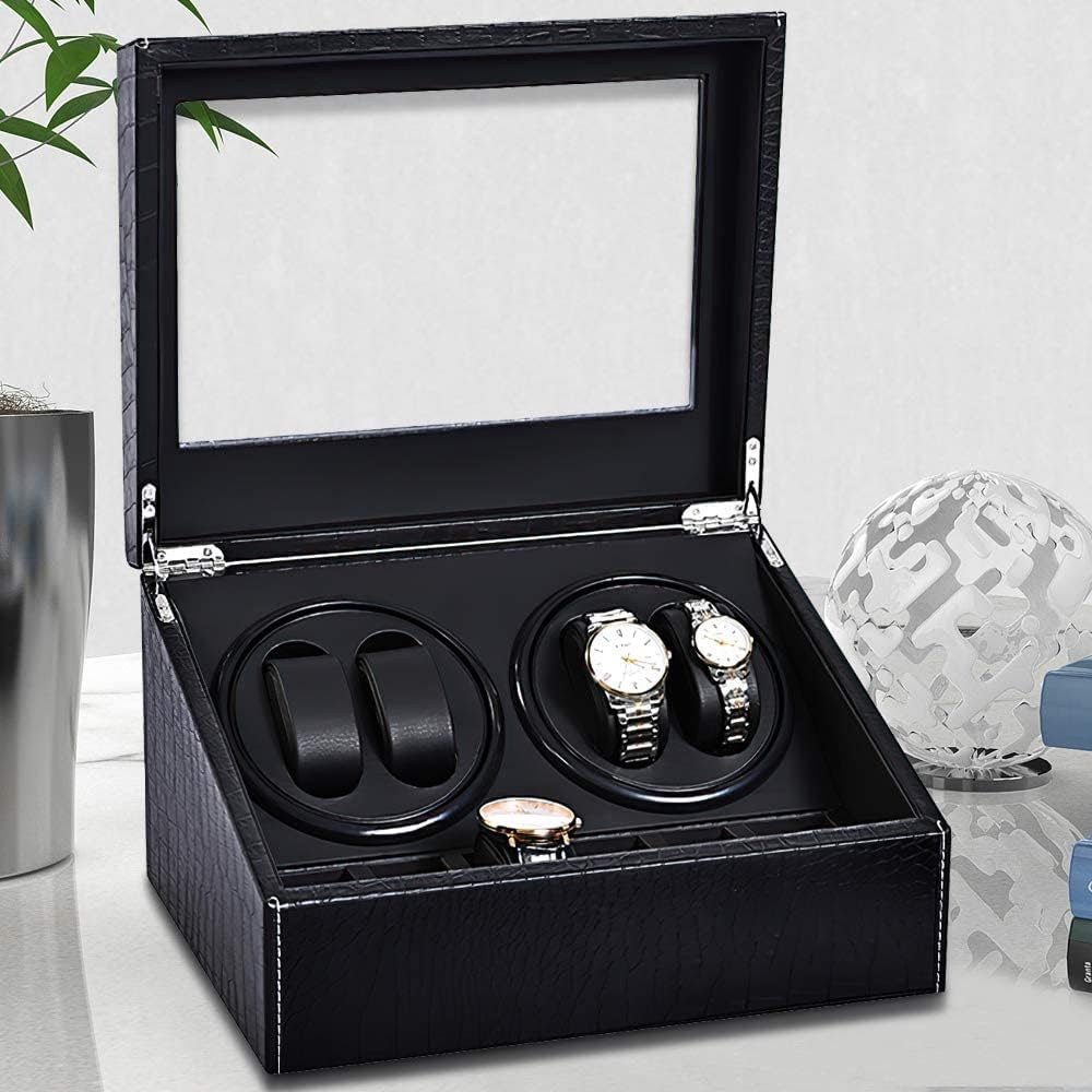 FörvarBillon® Quad - The Only Watch Winder with Ultra Silent (<5dB) Bi-Directional Japanese Motors | Designed by JesseVance Milan