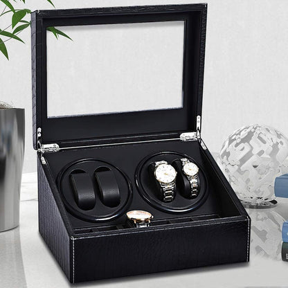 FörvarBillon® Quad - The Only Watch Winder with Ultra Silent (<5dB) Bi-Directional Japanese Motors | Designed by JesseVance Milan