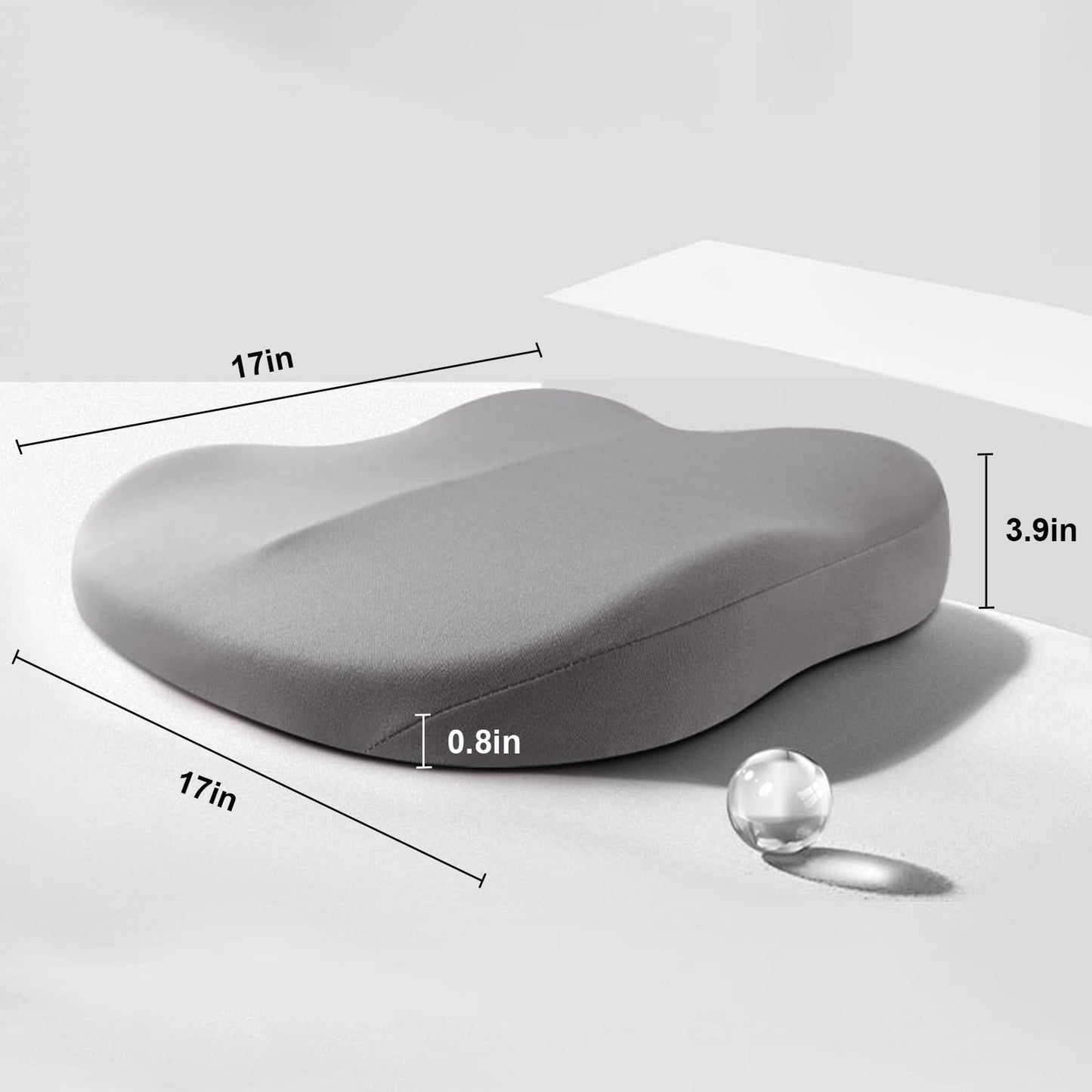 Car Booster Seat Cushion for Improved Visibility and Driving Comfort