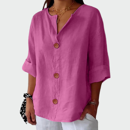 Kasdienė blusa su tekstūra