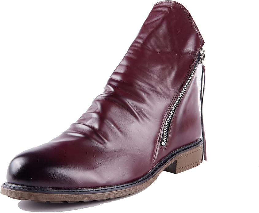 Daniel | Leather Side Zip Ankle Boots
