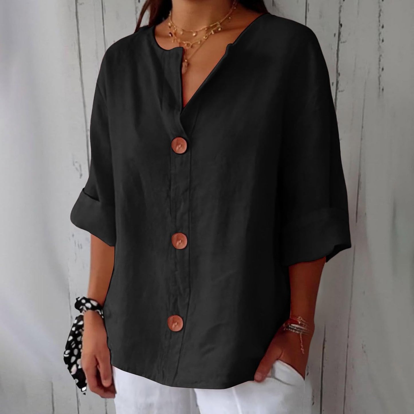 Clara - Løs bluse