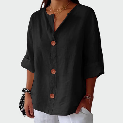Kasdienė blusa su tekstūra