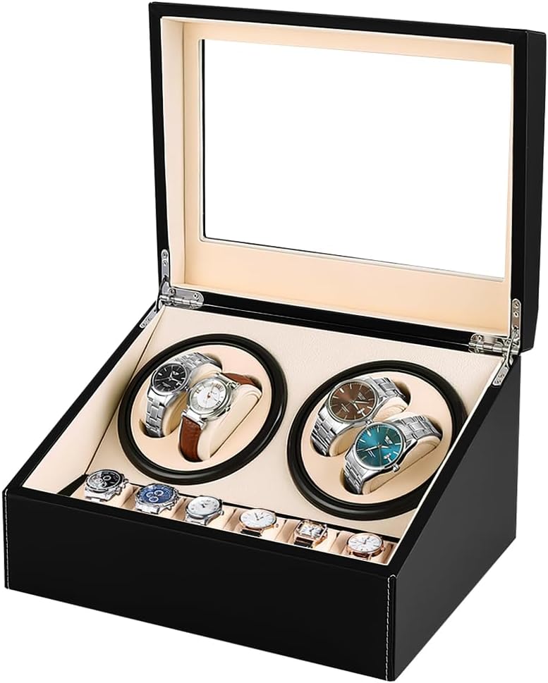 FörvarBillon® Quad - The Only Watch Winder with Ultra Silent (<5dB) Bi-Directional Japanese Motors | Designed by JesseVance Milan