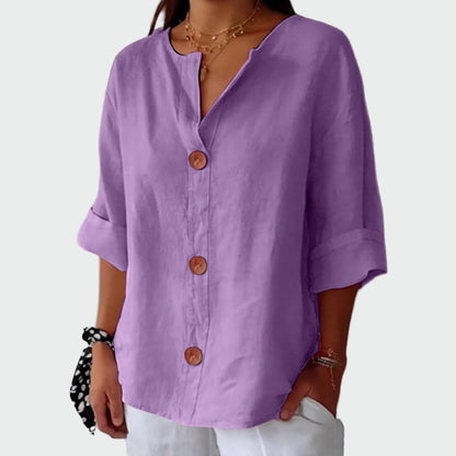 Kasdienė blusa su tekstūra