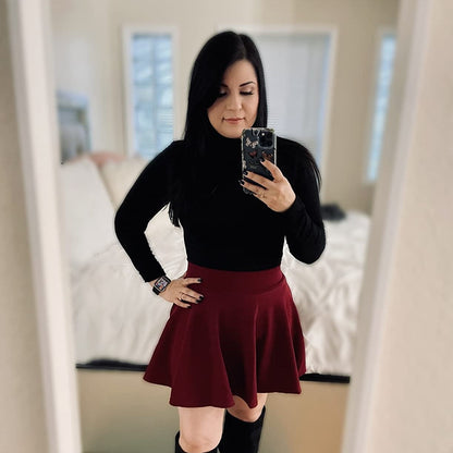 MOCK TURTLENECK LONG SLEEVE BODYSUIT
