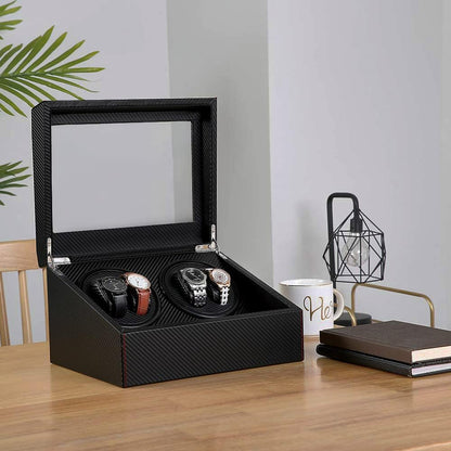 FörvarBillon® Quad - The Only Watch Winder with Ultra Silent (<5dB) Bi-Directional Japanese Motors | Designed by JesseVance Milan