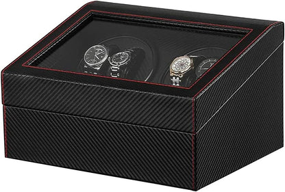FörvarBillon® Quad - The Only Watch Winder with Ultra Silent (<5dB) Bi-Directional Japanese Motors | Designed by JesseVance Milan