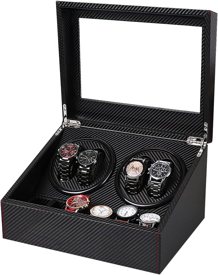 FörvarBillon® Quad - The Only Watch Winder with Ultra Silent (<5dB) Bi-Directional Japanese Motors | Designed by JesseVance Milan