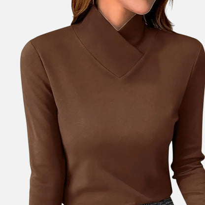 Valmonti | Women’s Criss-Cross Neck Blouse