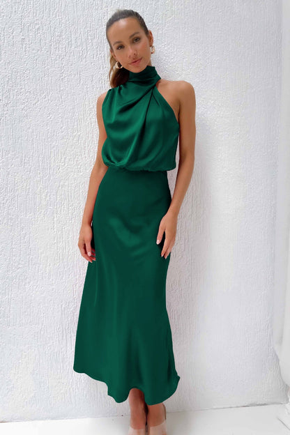 Theodosia - Draped Maxi Dress