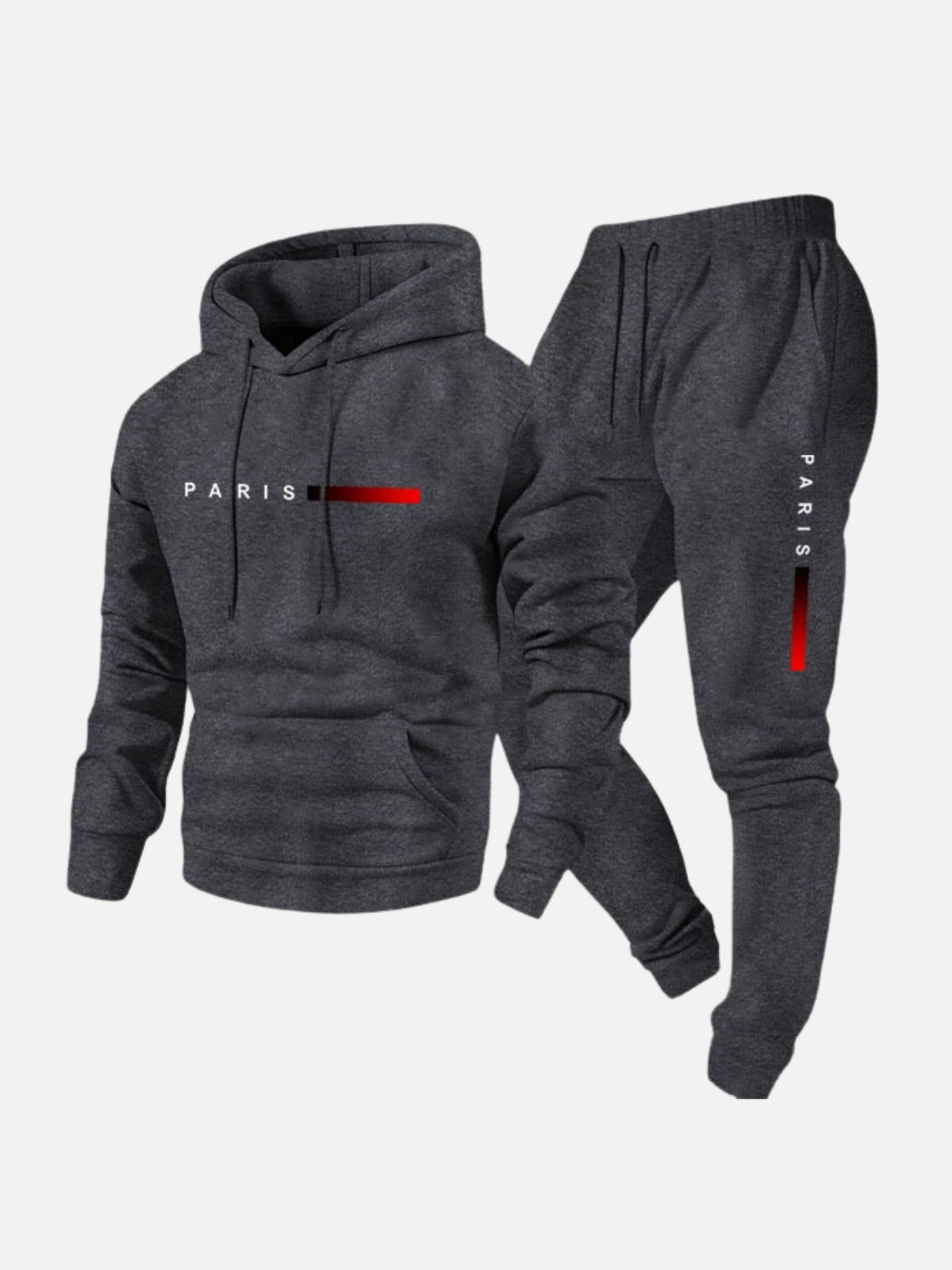 Cozy Thermal Fleece Logo Hoodie Set – Warmth, Comfort, and Style