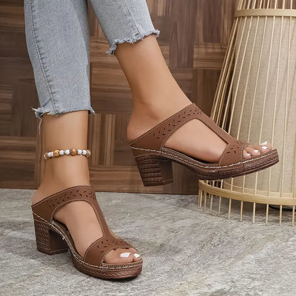 Aeja | Orthopädische Sandalen mit Blockabsatz