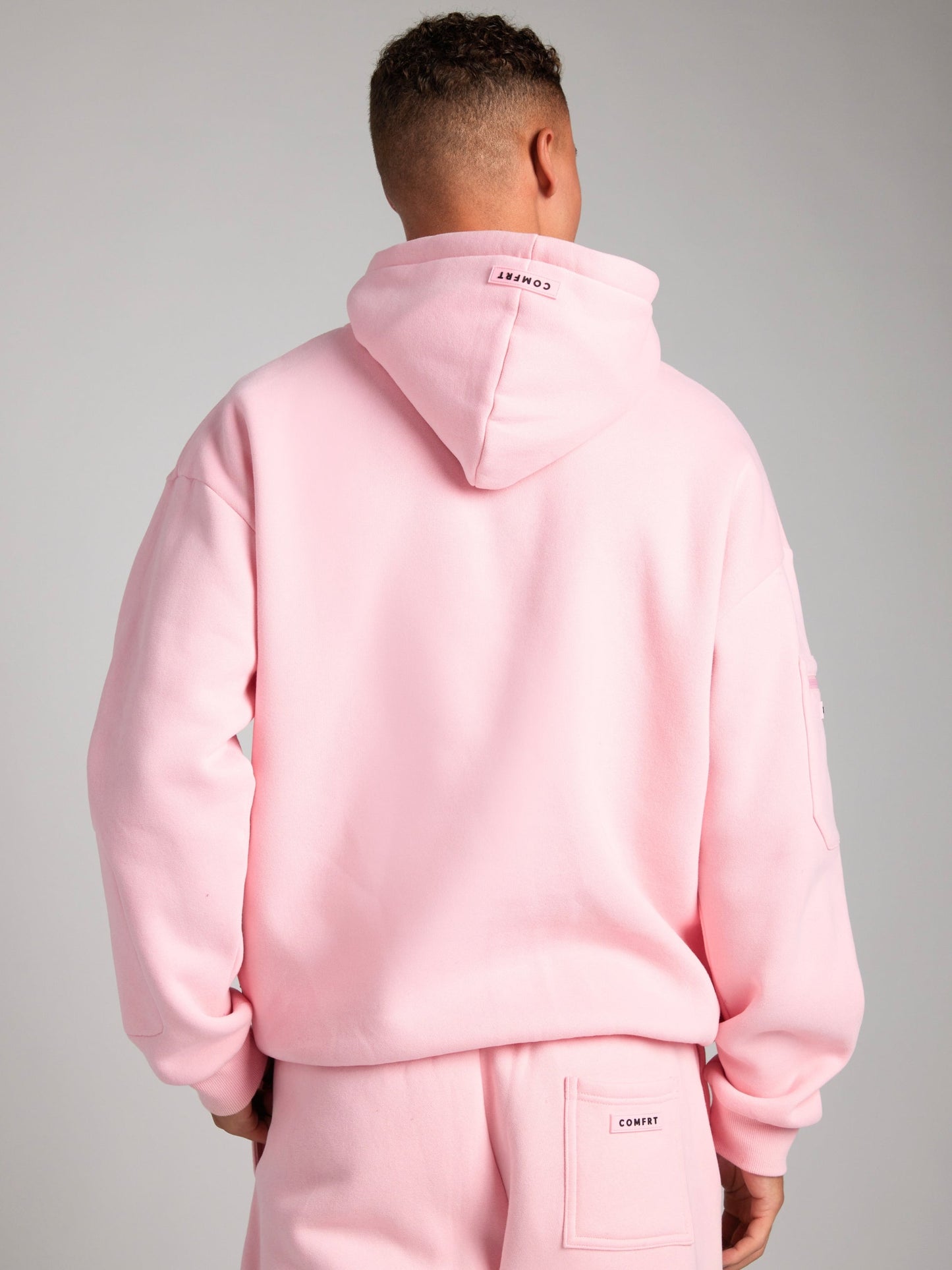 Cozy travel hoodie with airplane mode graphic