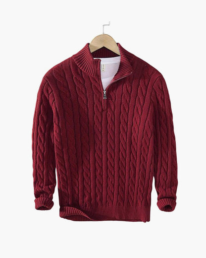 Chaplin Cable Knit Half-Zip