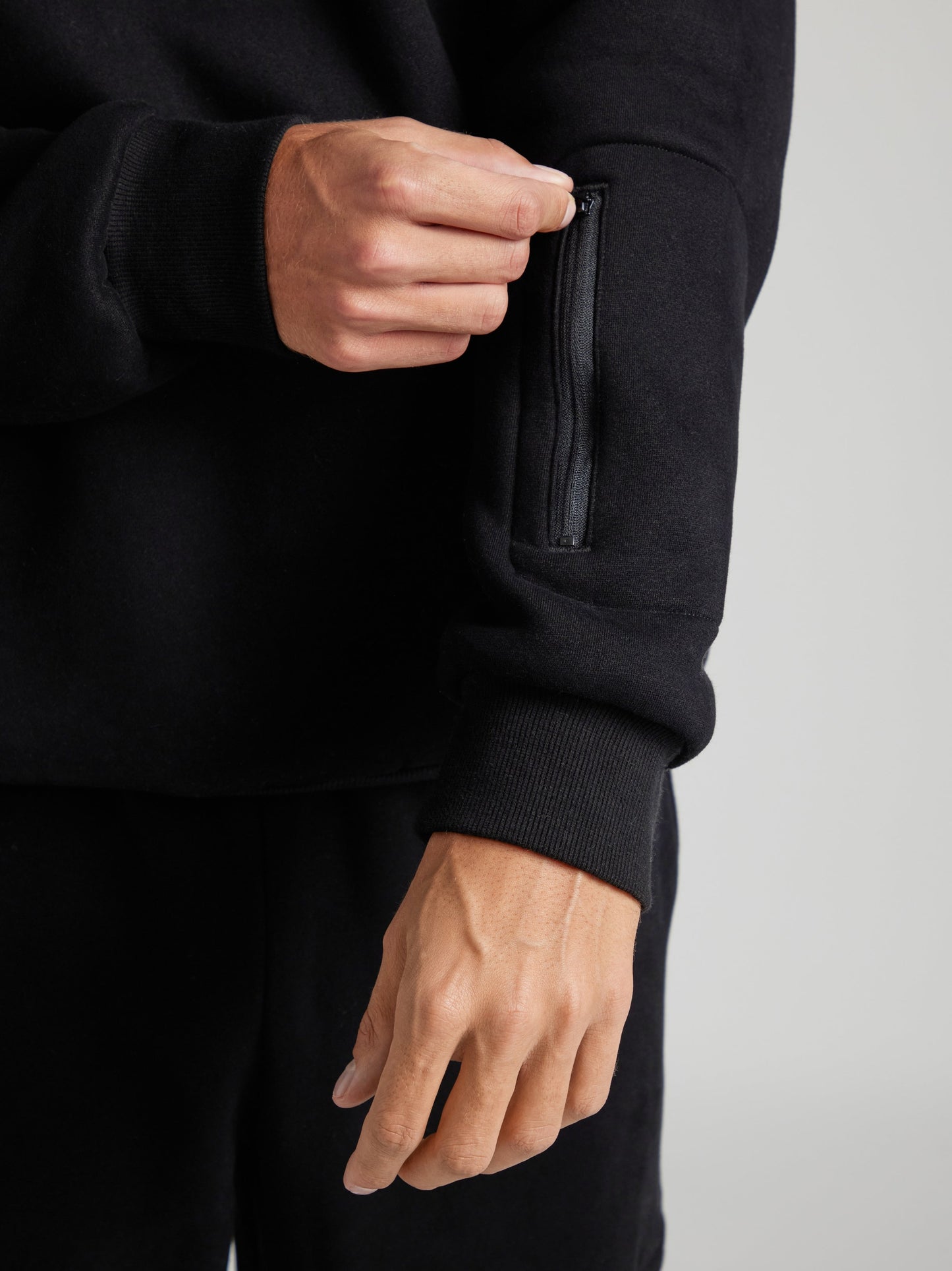 Cozy travel hoodie with airplane mode graphic