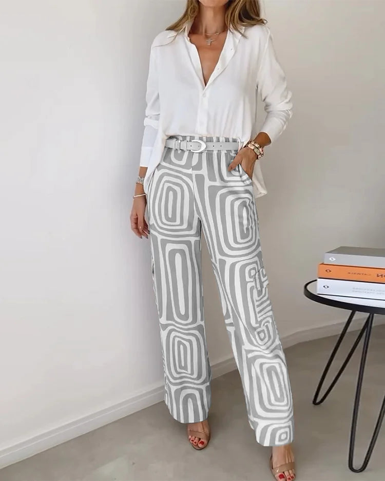Brynn™ | Effortless Shirt & Pant Set