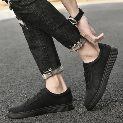 Milanoverdi Hand-Stitched Genuine Italian Leather Sneakers