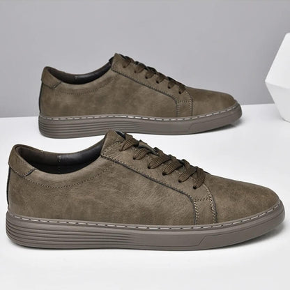 Milanoverdi Hand-Stitched Genuine Italian Leather Sneakers