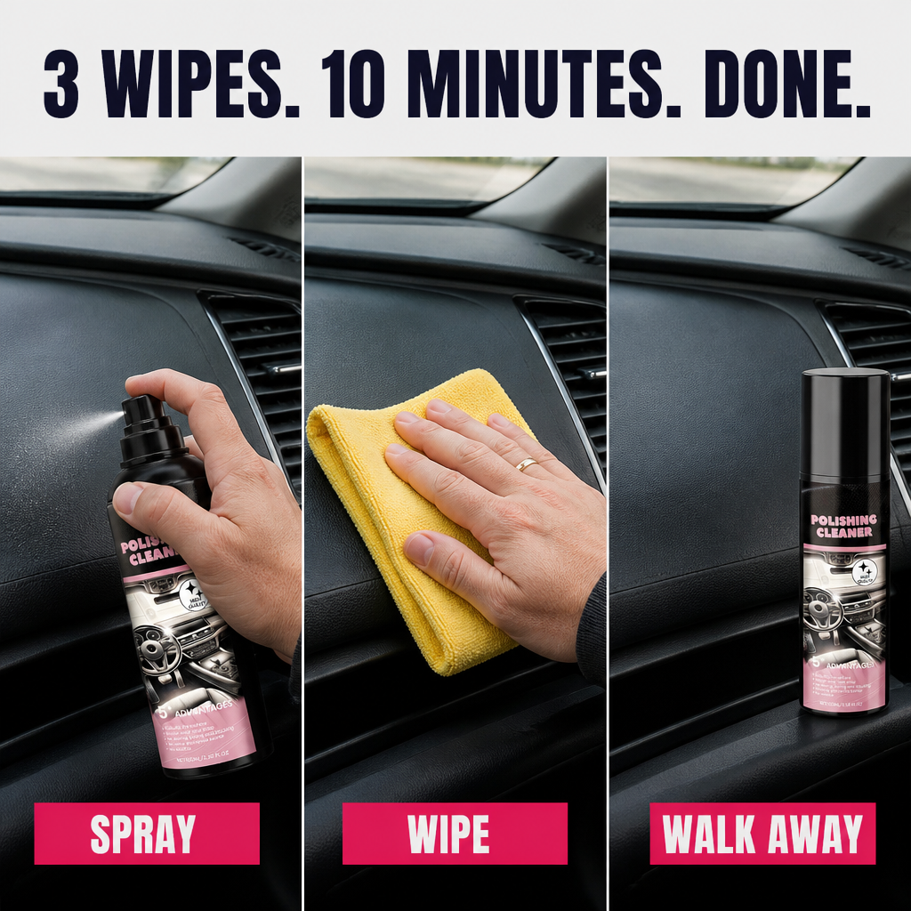 RadianceRide™ — Restore Faded Plastic, Cracked Leather & Dusty Dash to Freshness