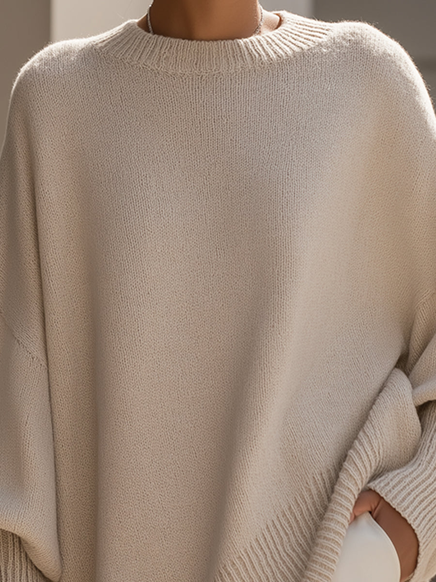 SolaraEase™ Sweater — Wrap Yourself in Feather-Soft Warmth That Flows and Flatters Every Curve
